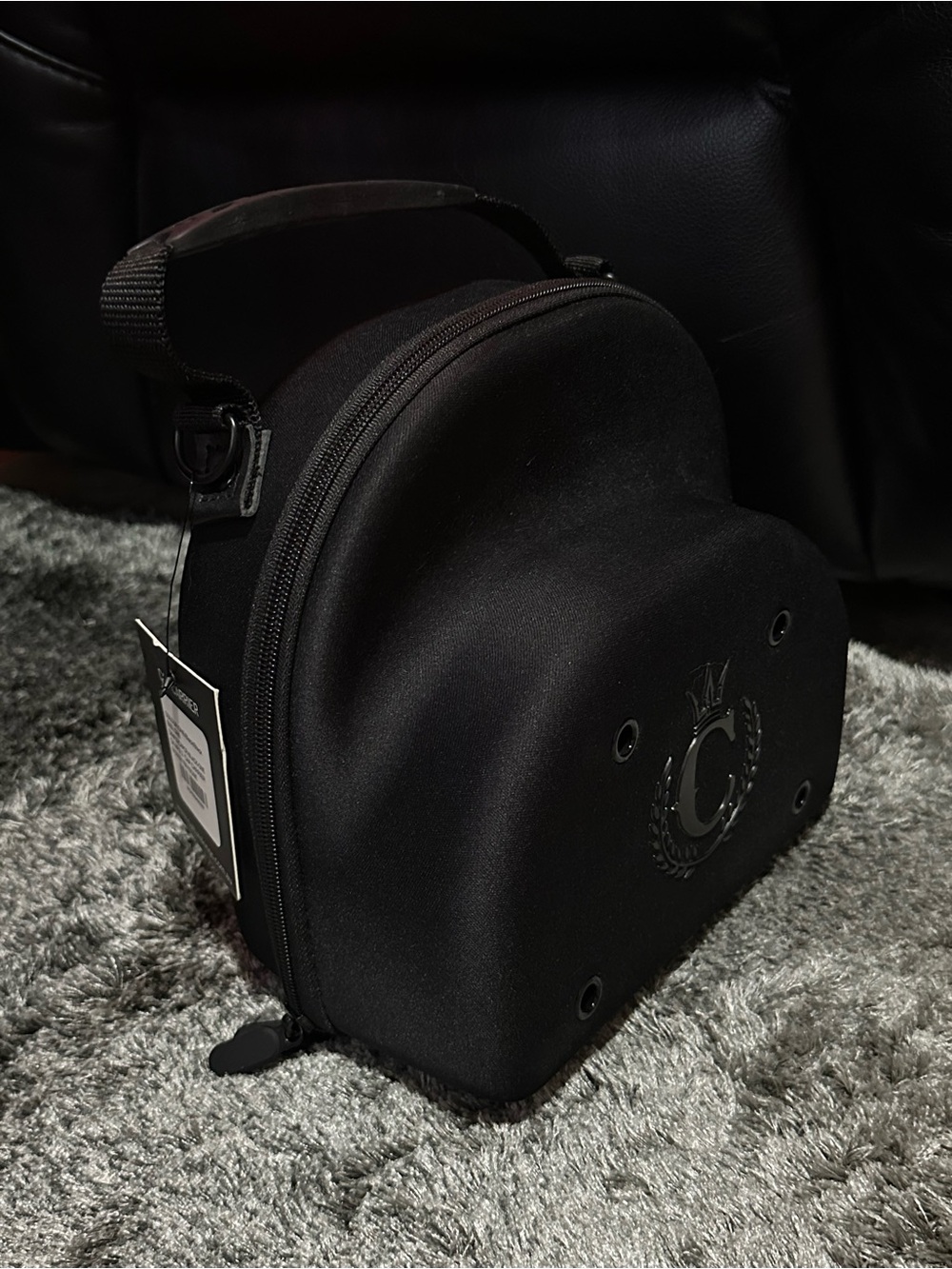 Culture Kings Hard Shell Men’s Black Adjustable Lightweight 2 Hat Carrier Case - Picture 2 of 3